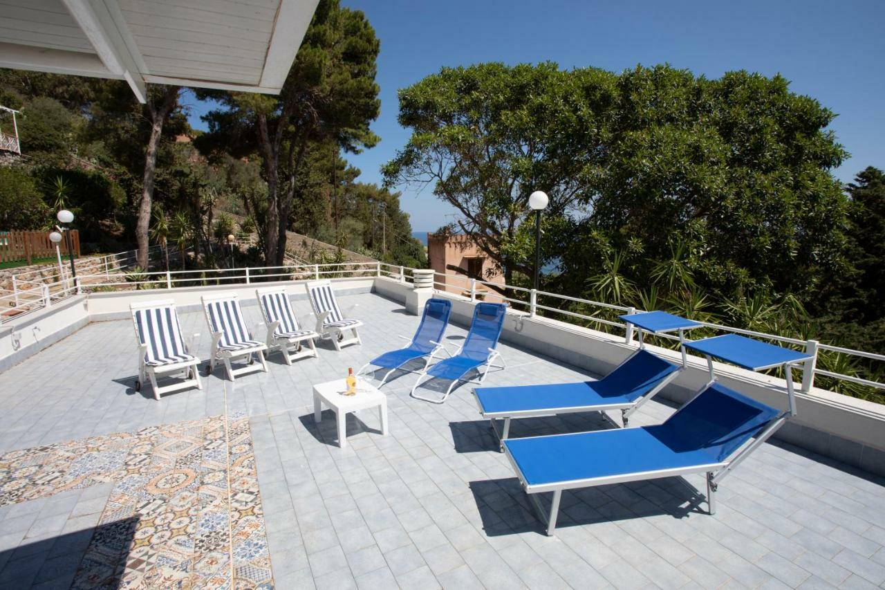 Villa Aurora Mondello Addaura Exterior foto